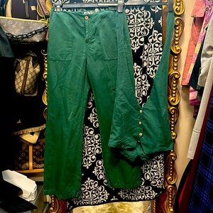 Zara linen blend 2 piece EUC